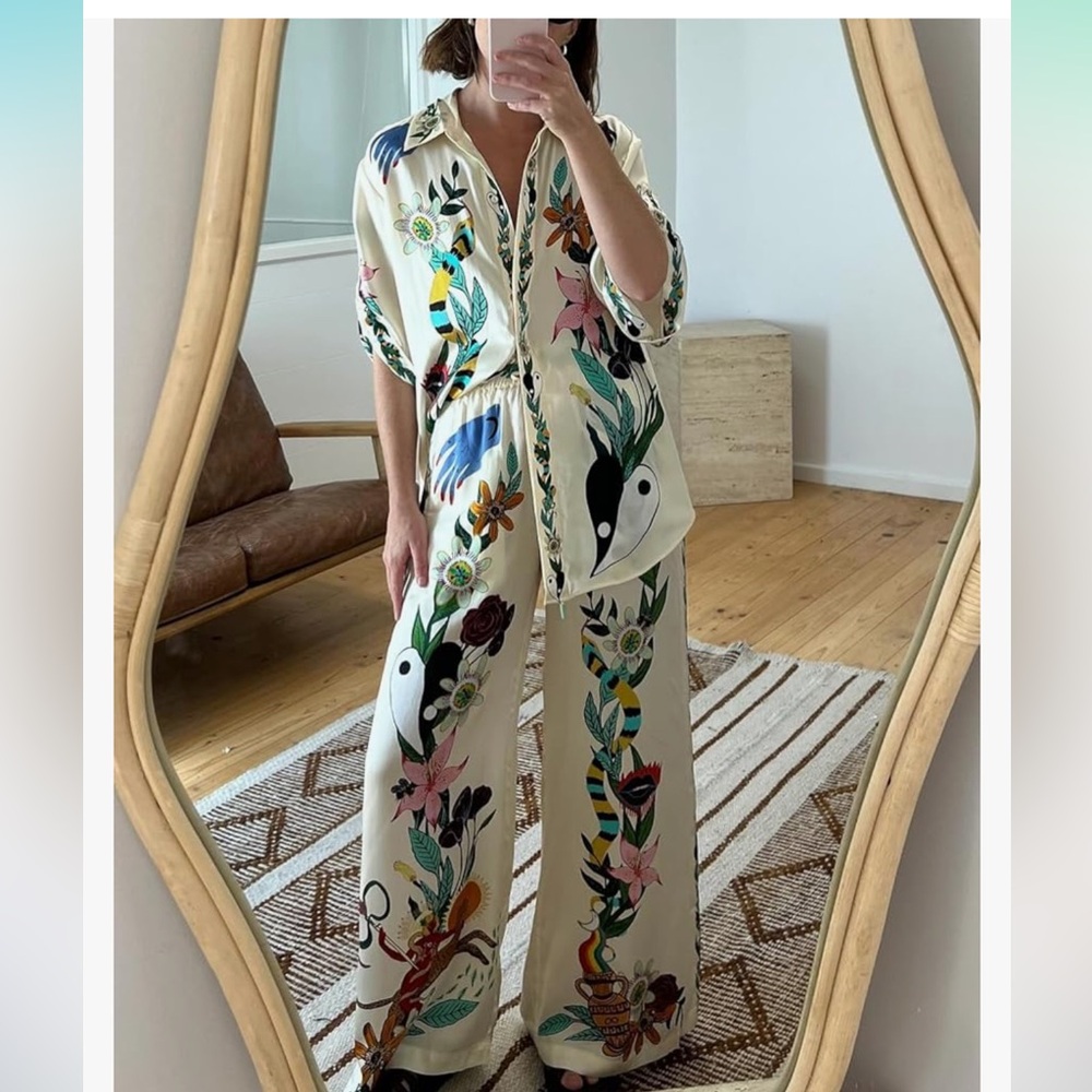 Pattern Silk Set